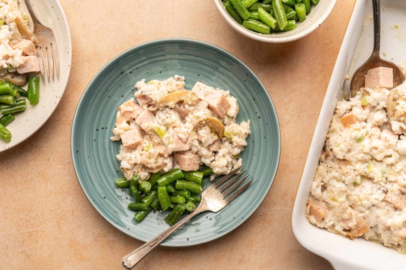 Easy Turkey and Rice Casserole