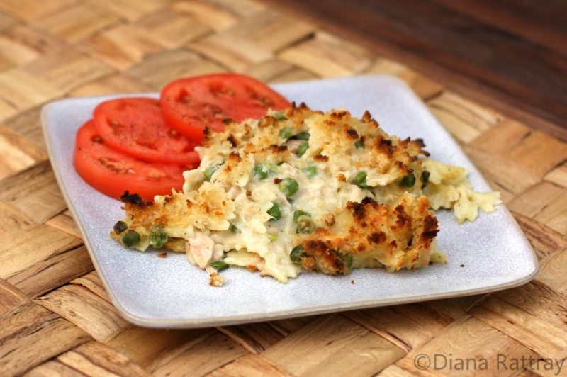 Tuna Pasta Casserole With Parmesan Cheese