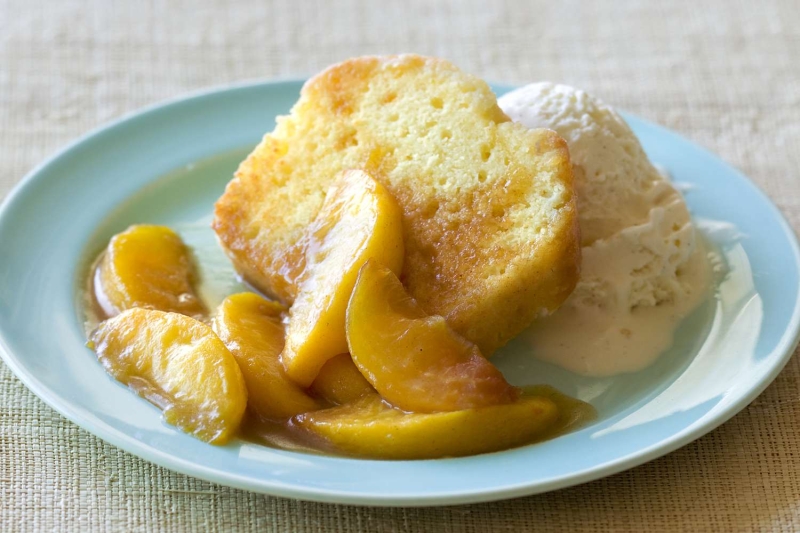 Peach Pound Cake Recipe