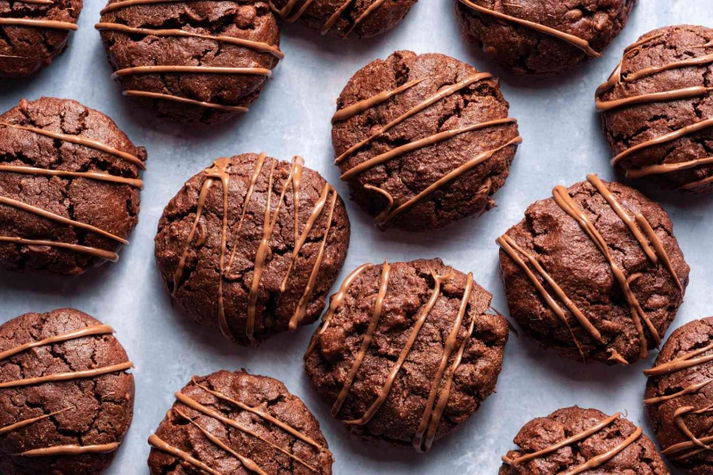 Chocolate Cinnamon Brownie Cookies