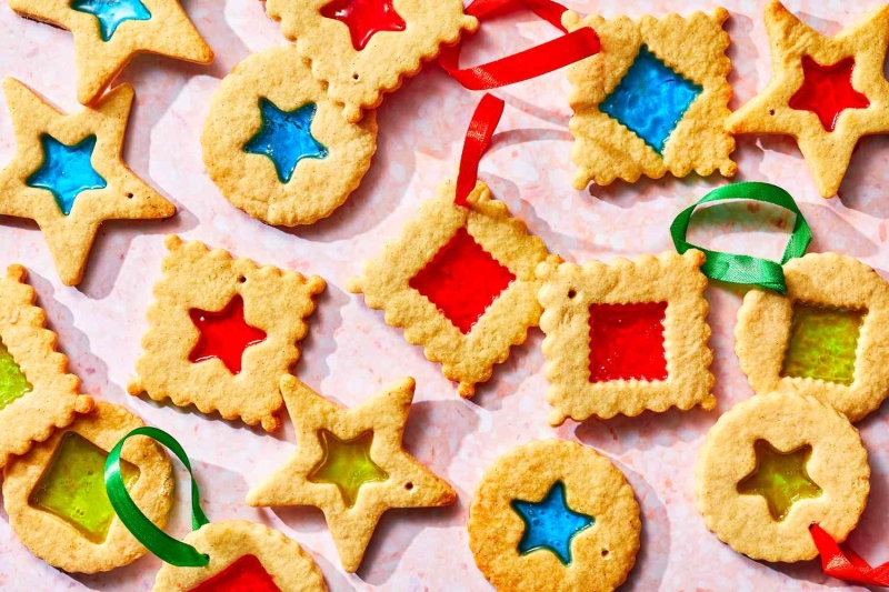 Christmas Stained Glass Cookie