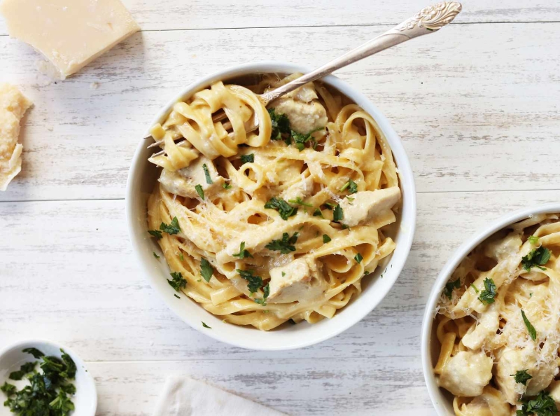 Instant Pot Chicken Alfredo