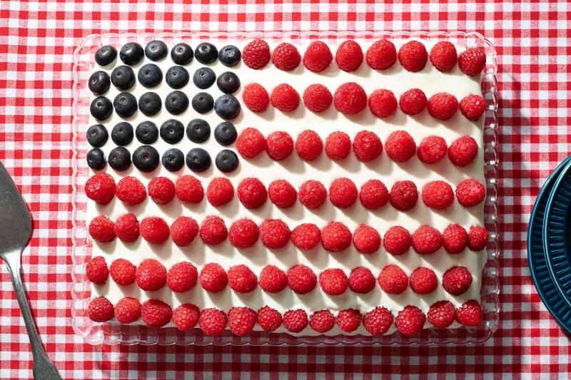 American Flag Cake