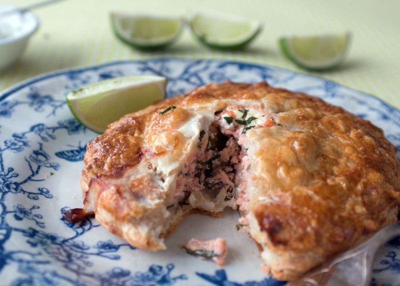 Salmon in Puff Pastry Recipe