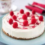 White Chocolate Raspberry Cheesecake