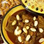 Moroccan Lamb Tagine With Raisins, Almonds, and Honey