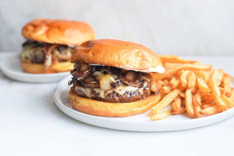 Mushroom Swiss Burgers With Truffle Aioli Recipe