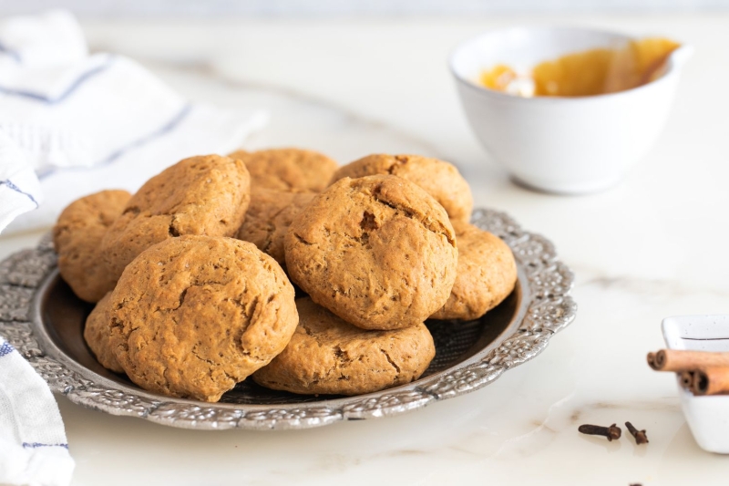 Greek Grape Molasses Cookies (Moustokouloura)