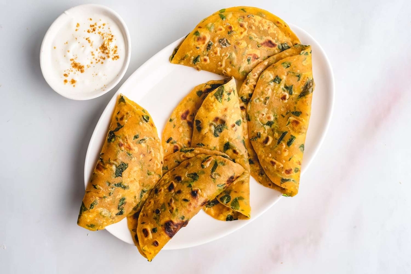 Methi Paratha (Fenugreek Paratha) Recipe