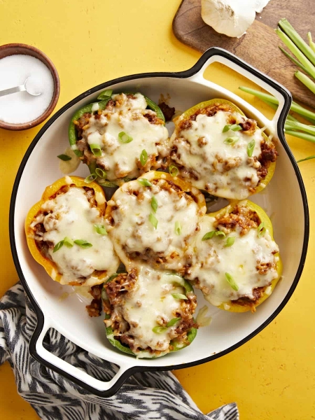 Chorizo Stuffed Bell Peppers