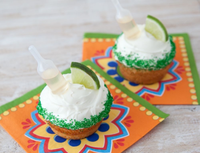 Tequila-Infused Margarita Cupcakes Recipe