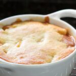 Baked Peach Cobbler With Cake-Like Topping