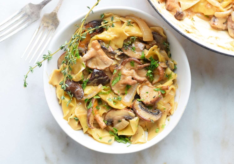 Vegetarian Mushroom Stroganoff Recipe