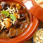 Moroccan Lamb or Beef Tagine with Apricots