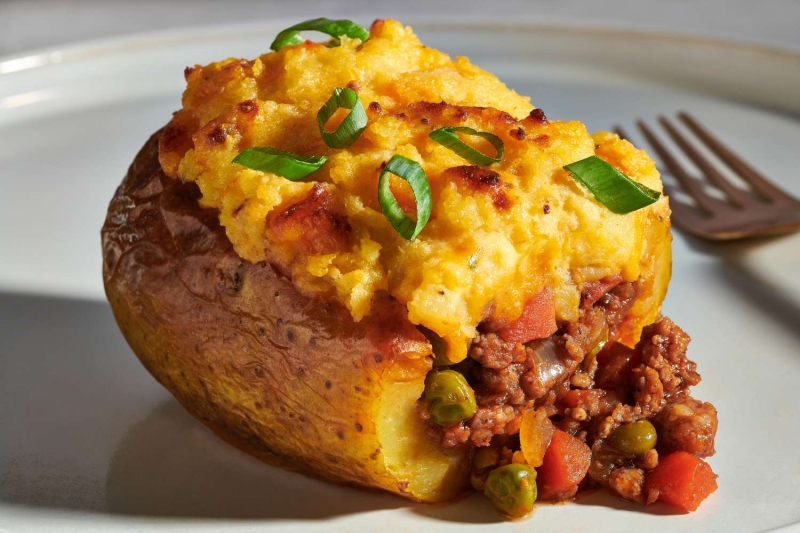 TikTok’s Cottage Pie Baked Potatoes