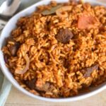 Nigerian Jollof Rice With Beef