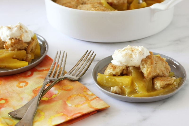 Fresh Mango Cobbler