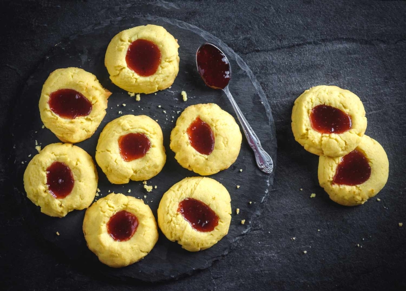 Ciasteczka Maslane z Dzemem (Polish Butter Cookies With Jam) Recipe