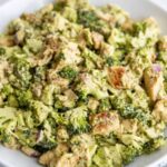 Pesto Chicken and Broccoli Salad