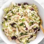 Chicken and Cranberry Salad with Lemon Poppy Seed Dressing