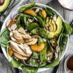 Chicken and Mandarin Salad with Simple Sesame Dressing