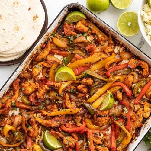 Sheet Pan Chicken Fajitas