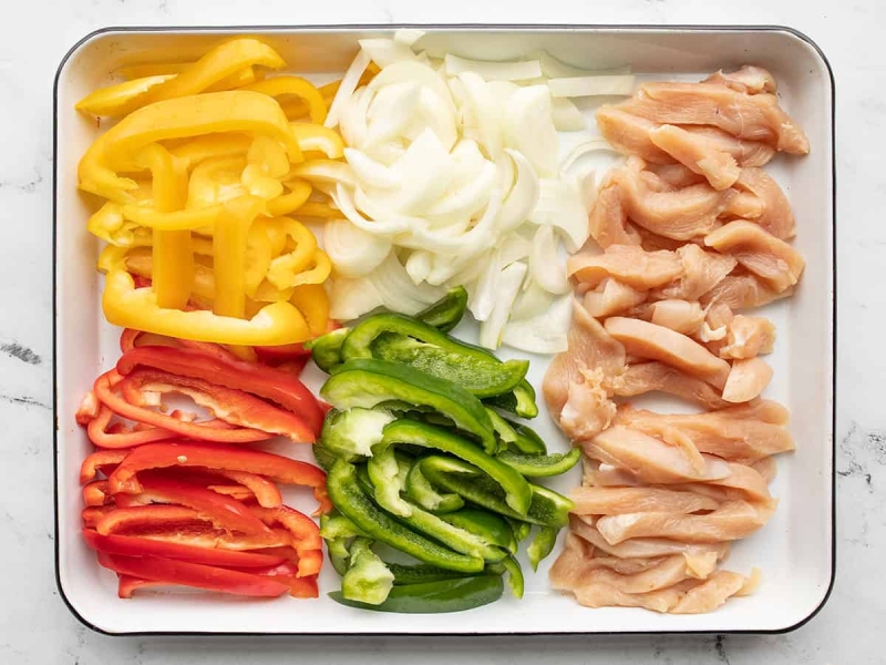 Sheet Pan Chicken Fajitas