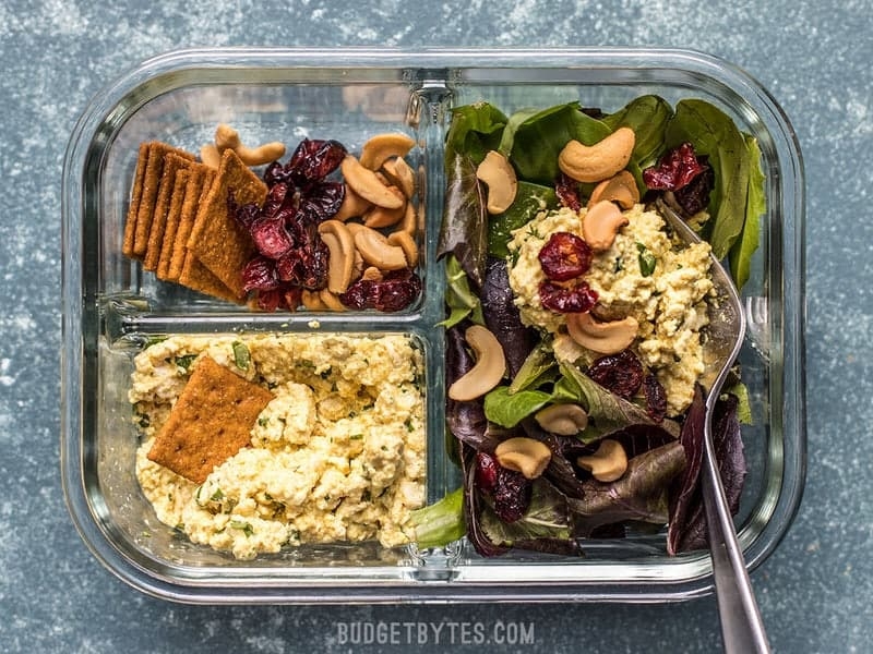 Curried Tofu Salad Meal Prep