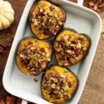 Wild Rice Stuffed Acorn Squash