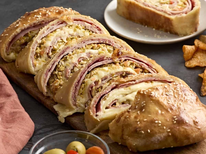 Muffaletta Roll Ups