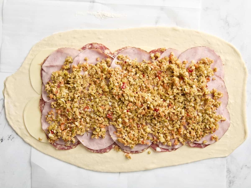 Muffaletta Roll Ups