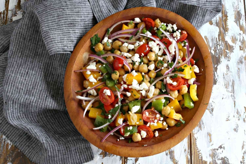 Mediterranean Chickpea Salad Recipe