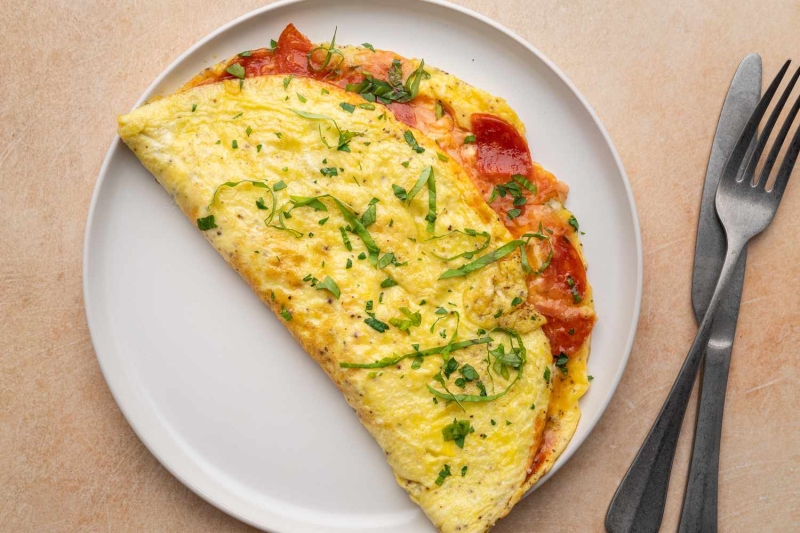 Pizza Omelet Recipe