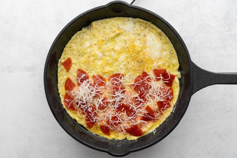 Pizza Omelet Recipe