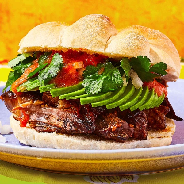 Mexican Torta de Carnitas