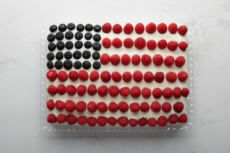 American Flag Cake