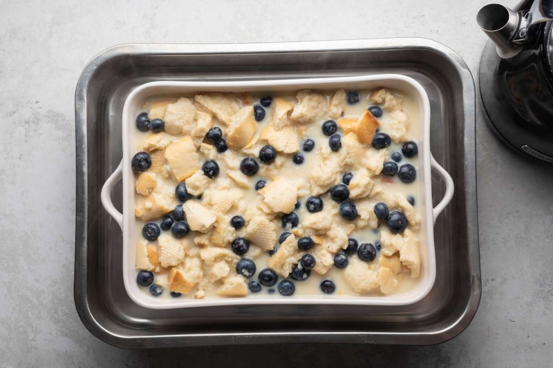 Blueberry Bread Pudding