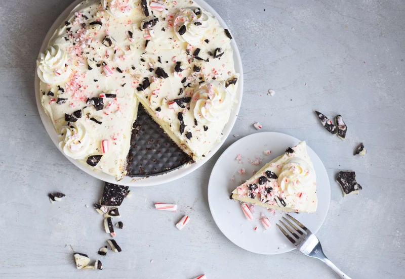 Peppermint Bark Cheesecake Recipe