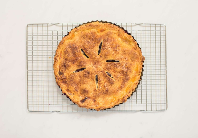 Classic Double Crust Blueberry Pie