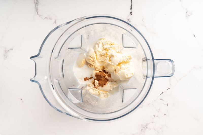 Toffee and Salted Caramel Biscoff Malted Milkshake