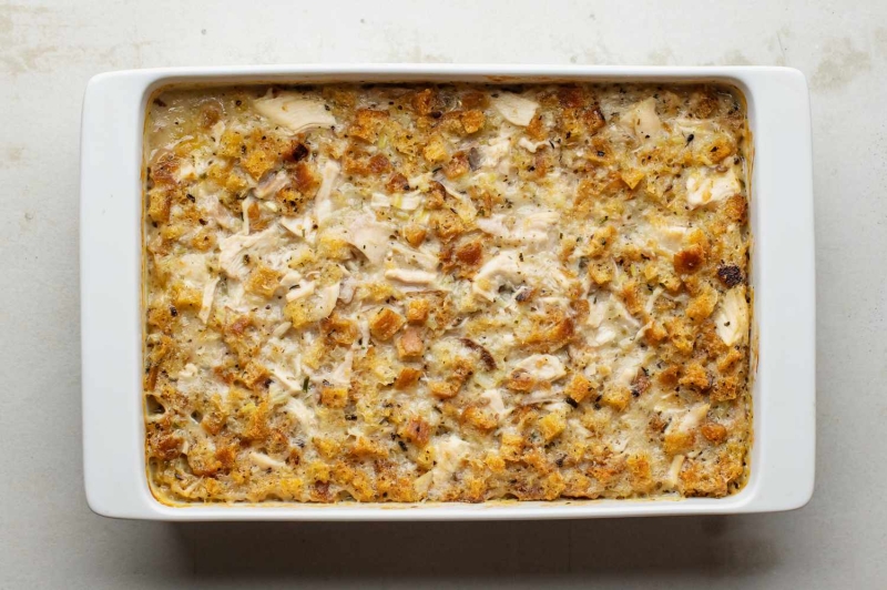 Chicken and Dressing Casserole