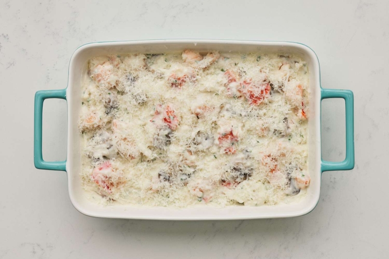 Shrimp and Crabmeat Seafood Casserole