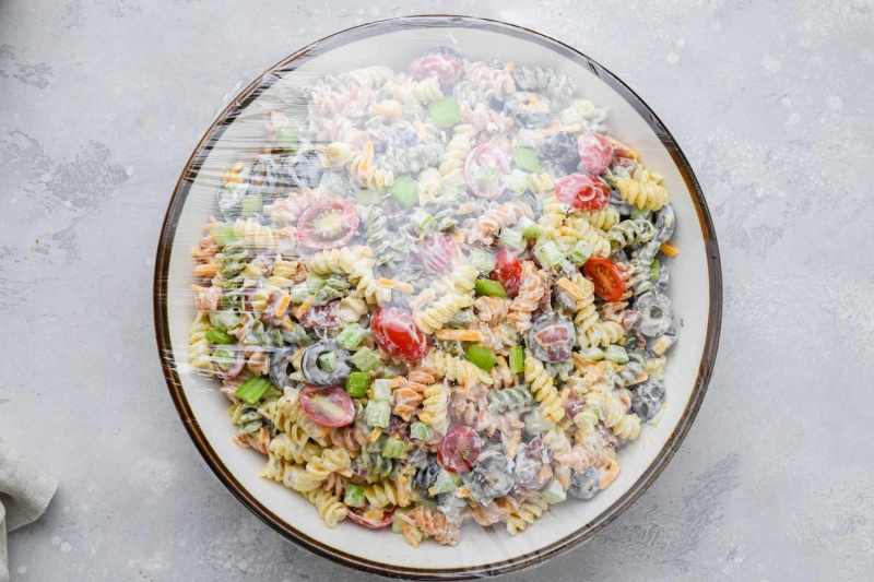 Bacon Ranch Pasta Salad Recipe