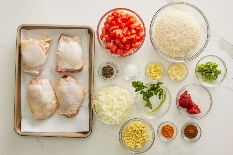 One Pot Chicken and Tomato Rice