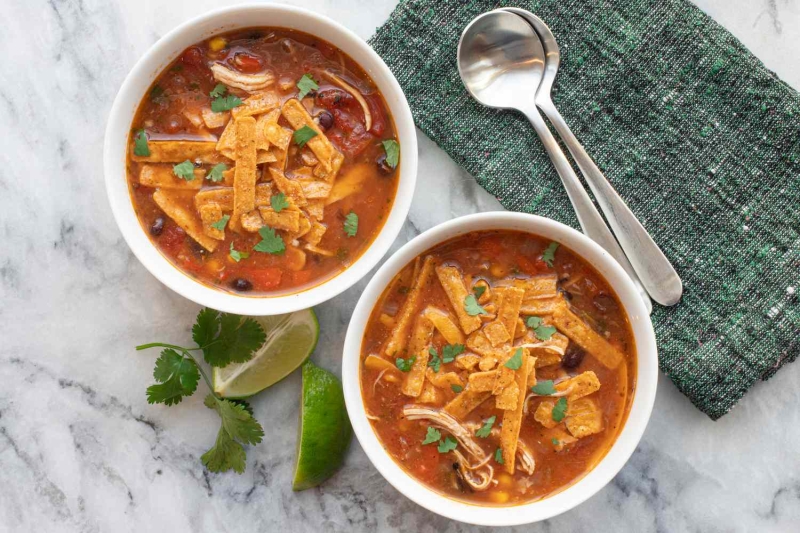 Instant Pot Chicken Tortilla Soup Recipe