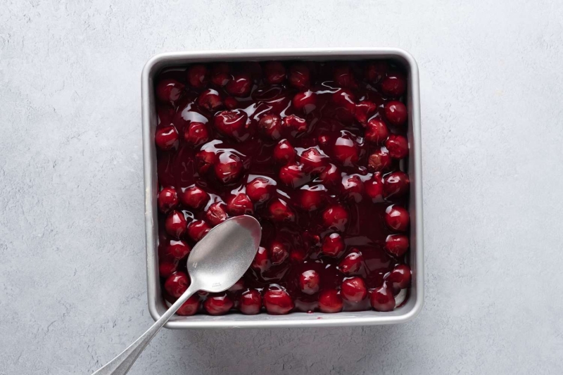 Upside-Down Cherry Cake