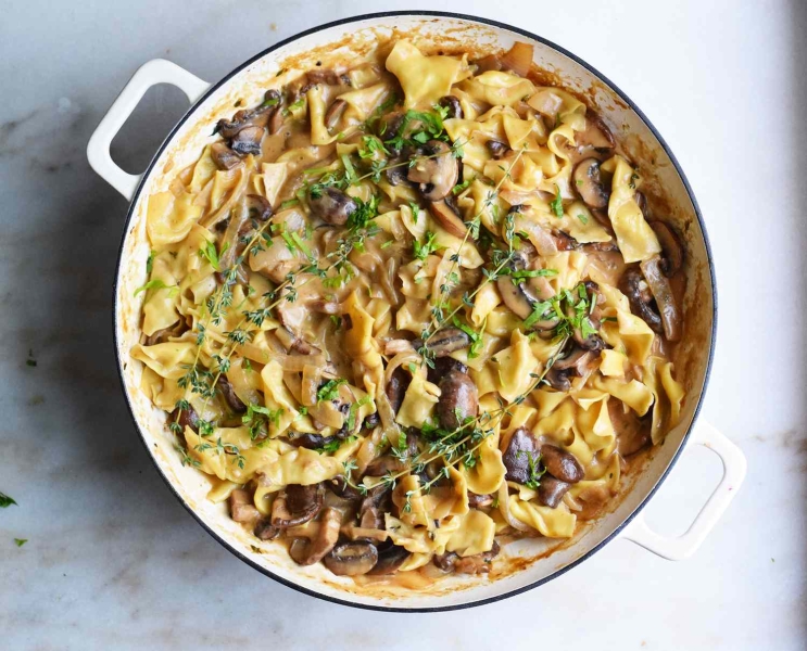 Vegetarian Mushroom Stroganoff Recipe