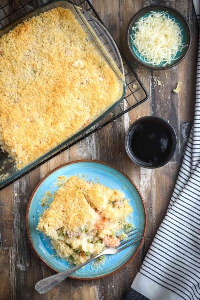 Turkey, Ham, and Swiss Casserole Recipe