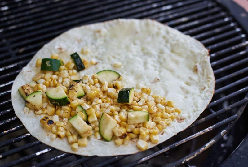 These Vegetarian Quesadillas Are Cooked Entirely on the Grill