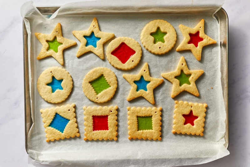 Christmas Stained Glass Cookie